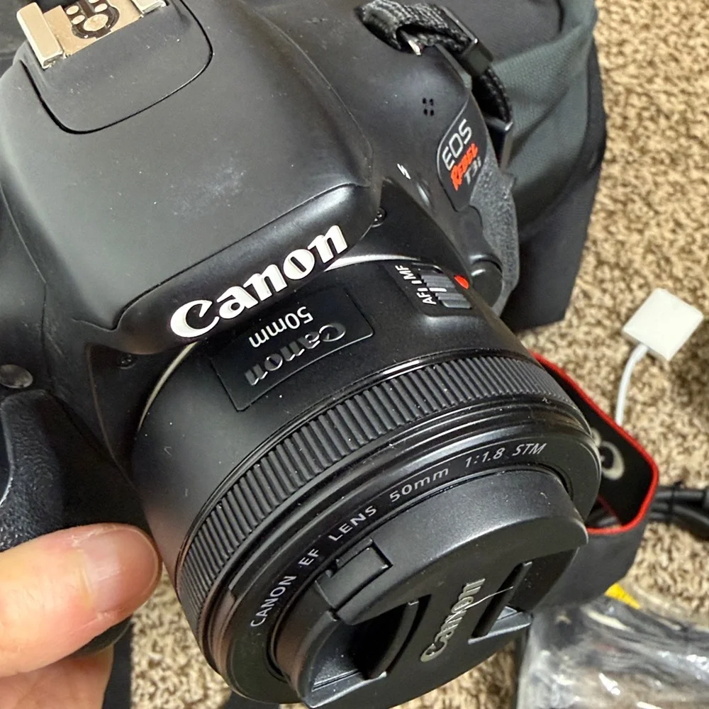 Canon Rebel T3i Camera with Lenses and Bag
